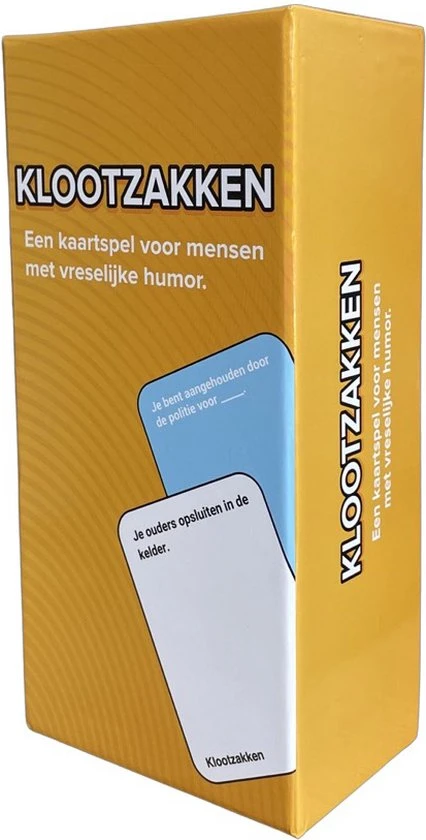 Klootzakken - Nederlands Kaartspel - Partyspel - Familiespel - Gezelschapsspel 3 Klootzakken - Nederlands Kaartspel - Partyspel - Familiespel - Gezelschapsspel