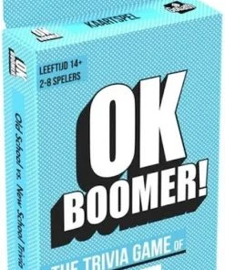 OK Boomer! - Pocket Versie - Kaartspel - The Trivia Game Of Old School Vs. New School - Goliath - Eco Friendly