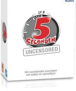 Megableu 5 Seconden Uncensored - Kaartspel - Spelletjes Voor Volwassenen - 18+ Spel