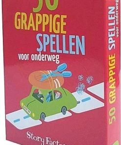 Story Factory 50 Grappige Spellen Voor Onderweg -Spellen Kast 497x840