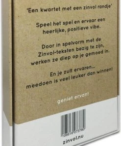 Zinvol.Nu Zinvol Kwartet - Vier Het Leven! -Spellen Kast 513x840 3