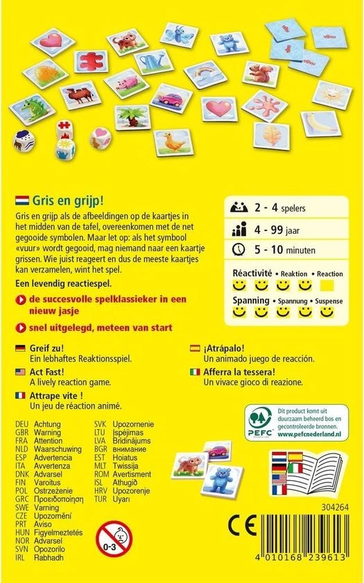 Haba - Haba Spel Gris En Grijp! 4 Haba - Haba Spel Gris En Grijp! - Afbeelding 2