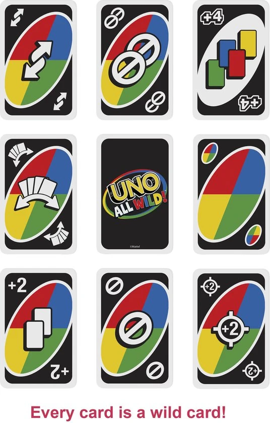 UNO All Wild - Mattel Games - Kaartspel 12 UNO All Wild - Mattel Games - Kaartspel - Afbeelding 10