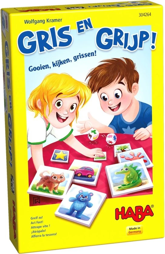 Haba - Haba Spel Gris En Grijp! 3 Haba - Haba Spel Gris En Grijp!