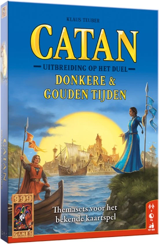 999 Games Catan: Het Duel - Donkere & Gouden Tijden Kaartspel 5 999 Games Catan: Het Duel - Donkere & Gouden Tijden Kaartspel - Afbeelding 3