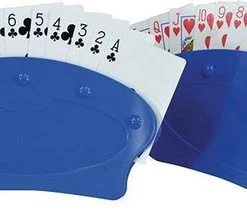 Aidapt Speelkaarten Houder - Blauw - Set Van 2 -Spellen Kast 550x219