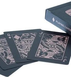Merkloos Speelkaarten, Waterdicht, Flexibel, Pokerkaarten, Playing Cards, Zwart -Spellen Kast 550x267 1