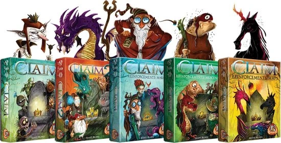 White Goblin Games Uitbreiding Claim Reinforcements: Mercenaries (nl) 4 White Goblin Games Uitbreiding Claim Reinforcements: Mercenaries (nl) - Afbeelding 2