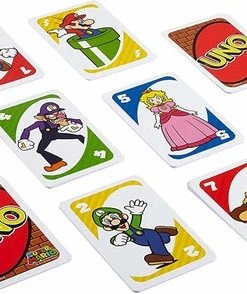 UNO Super Mario - Mattel Games - Kaartspel 18 UNO Super Mario - Mattel Games - Kaartspel -Spellen Kast 550x294