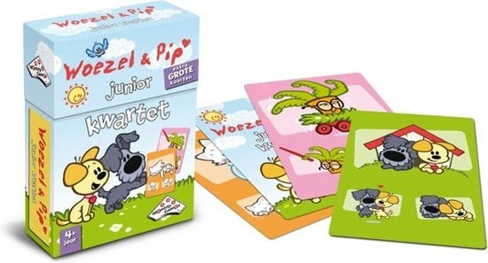 Identity Games Woezel & Pip Junior Kwartet 4 Identity Games Woezel & Pip Junior Kwartet - Afbeelding 2