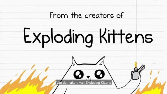 Exploding Kittens Throw Throw Burrito - Nederlandstalig Kaartspel 4 Exploding Kittens Throw Throw Burrito - Nederlandstalig Kaartspel - Afbeelding 2