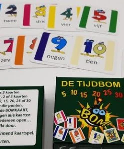 Merkloos De Tijdbom - Kaartspel - [Uitgeverij-IDEE] - [10 Minuten Spel] - [rekenspel] - [telspel] - [jokers] - [kort Spelletje] - [IDEE] - [tijdbom] - [ Kaartspel] -Spellen Kast 550x309 176