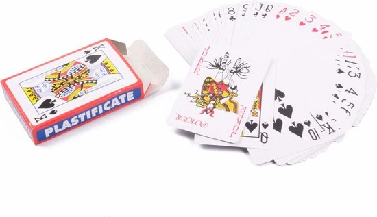 Benson Speelkaarten - Plastic Coating - 8.5 X 5.5 Cm - 54 Delig 9 Benson Speelkaarten - Plastic Coating - 8.5 X 5.5 Cm - 54 Delig - Afbeelding 7