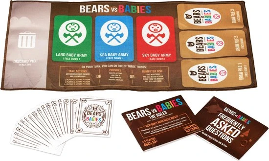 Exploding Kittens Bears Vs Babies - Engelstalig Kaartspel 7 Exploding Kittens Bears Vs Babies - Engelstalig Kaartspel - Afbeelding 5
