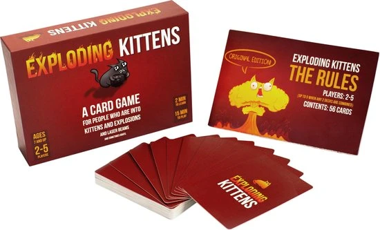 Exploding Kittens Original Edition - Engelstalig Kaartspel 6 Exploding Kittens Original Edition - Engelstalig Kaartspel - Afbeelding 4