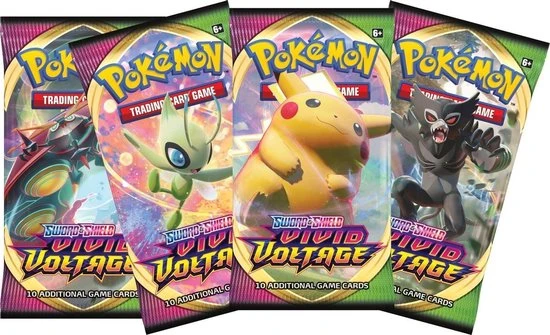 Merkloos Pokémon Sword & Shield - Vivid Voltage Booster Box - Pokemon Kaarten 4 Merkloos Pokémon Sword & Shield - Vivid Voltage Booster Box - Pokemon Kaarten - Afbeelding 2