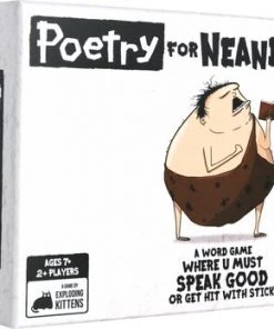Exploding Kittens Poetry For Neanderthals - Engelstalig Kaartspel -Spellen Kast 550x348 2