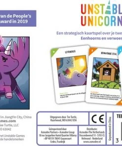 TeeTurtle Unstable Unicorns - Nederlandstalig Kaartspel -Spellen Kast 550x350
