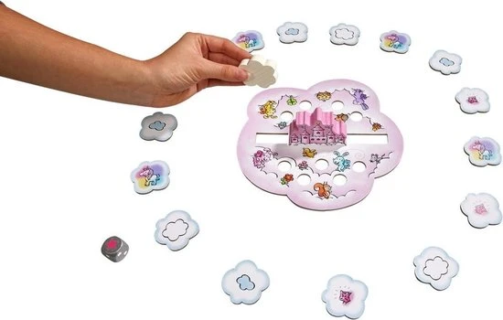 Haba - Haba Stapelspel Eenhoorn Flonkerglans Stapelwolken 5 Haba - Haba Stapelspel Eenhoorn Flonkerglans Stapelwolken - Afbeelding 3