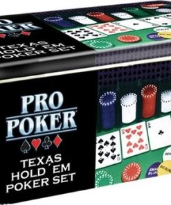 Selecta Spellen Pro Poker Texas Hold Em Set - Kaartspel