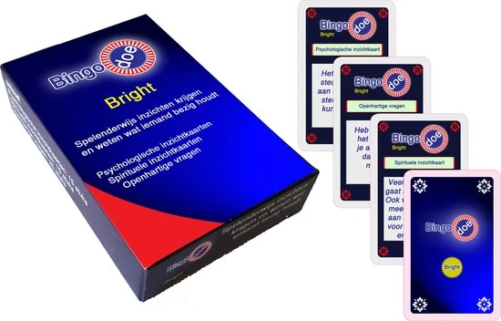 Merkloos Inzichtkaarten: Psychologisch, Spiritueel En Openhartige Vragen - Bingo-doe Bright - Zie Omschrijving 3 Merkloos Inzichtkaarten: Psychologisch, Spiritueel En Openhartige Vragen - Bingo-doe Bright - Zie Omschrijving