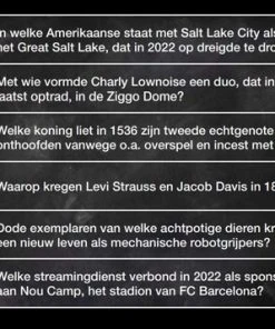 Puzzles & Games Vragen & Antwoorden #16 (330 Nieuwe Vragen 2022 !) - Kaartspel - Pocketformaat Trivia Quiz En Aanvulset / Uitbreiding - Black Friday Deal - Schoencadeautje Of In Kerstpakket 9 Puzzles & Games Vragen & Antwoorden #16 (330 Nieuwe Vragen 2022 !) - Kaartspel - Pocketformaat Trivia Quiz En Aanvulset / Uitbreiding - Black Friday Deal - Schoencadeautje Of In Kerstpakket -Spellen Kast 550x357