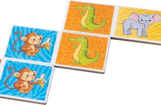 Grafix 4-in-1 Kaartspellen Voor Kinderen | Thema Jungle | Kwartet - Memory - Domino - Puzzel | Denkspel | Geschikt Voor Kinderen Vanaf 5 Jaar 4 Grafix 4-in-1 Kaartspellen Voor Kinderen | Thema Jungle | Kwartet - Memory - Domino - Puzzel | Denkspel | Geschikt Voor Kinderen Vanaf 5 Jaar - Afbeelding 2