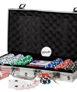 Overige Merken Poker Set Aluminium Koffer -Spellen Kast 550x362 7