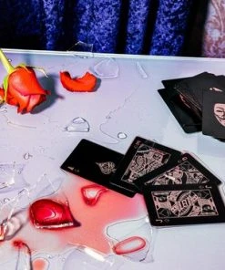 Merkloos Speelkaarten, Waterdicht, Flexibel, Pokerkaarten, Playing Cards, Zwart -Spellen Kast 550x366 146