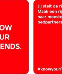 Know Your Friends. Know Your Friends - Het Ultieme Drankspel Voor Vrienden - Partyspel -Spellen Kast 550x368 2