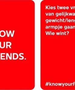 Know Your Friends. Know Your Friends - Het Ultieme Drankspel Voor Vrienden - Partyspel -Spellen Kast 550x368 3