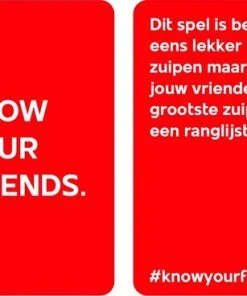 Know Your Friends. Know Your Friends - Het Ultieme Drankspel Voor Vrienden - Partyspel -Spellen Kast 550x368 4
