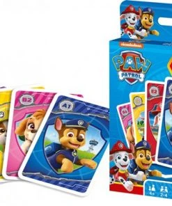 Shuffle Paw Patrol - 4 In 1 - Speelkaarten - Kwartet - Memo - Snap - Actie Spel - Kaartspel -Spellen Kast 550x379 3