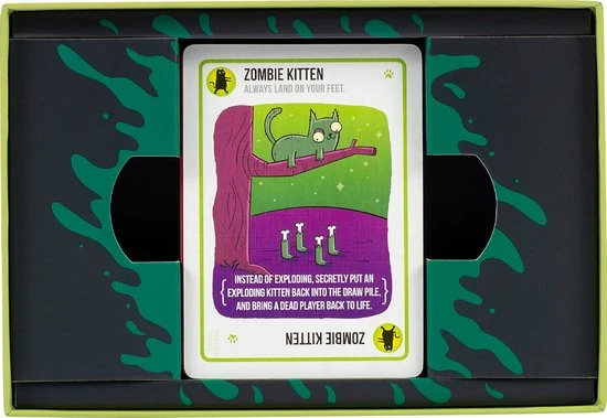 Exploding Kittens Zombie Kittens - Engelstalig Kaartspel 6 Exploding Kittens Zombie Kittens - Engelstalig Kaartspel - Afbeelding 4
