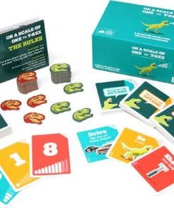 Exploding Kittens On A Scale Of One To T-Rex - Kaartspel -Spellen Kast 550x380 6