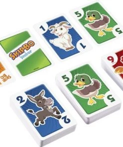 Skip-Bo Junior - Mattel Games - Kaartspel - Kinderspel -Spellen Kast 550x383 3