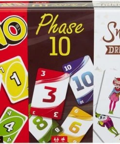 Mattel Games Uno, Phase 10 En Snappy Dressers Bundel