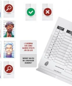 999 Games The Unusual Suspects Kaartspel -Spellen Kast 550x391 7