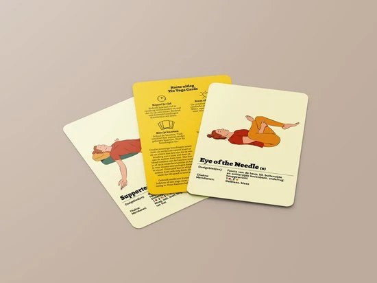 Yin Yoga Cards Yin Yoga Kaartenset - 41 Kaarten (Set 2, Uitbreidingset) 6 Yin Yoga Cards Yin Yoga Kaartenset - 41 Kaarten (Set 2, Uitbreidingset) - Afbeelding 4