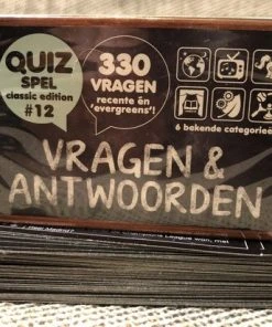 Puzzles & Games Vragen & Antwoorden #12 - Pocketformaat Trivia Quiz En Aanvulset / Uitbreiding -Spellen Kast 550x412 58