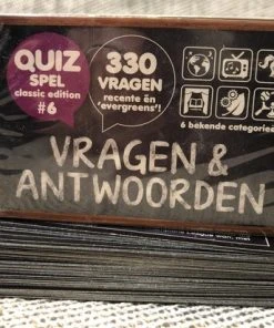 Puzzles & Games Vragen & Antwoorden #6 - Pocketformaat Trivia Quiz En Aanvulset / Uitbreiding -Spellen Kast 550x412 96