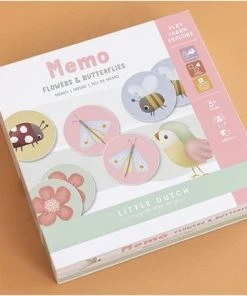Little Dutch Memo Flowers & Butterflies FSC -Spellen Kast 550x414