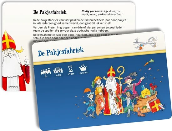 Tucker's Fun Factory Sinterklaas Surprisespel - Pakjesavond Partygame Voor De Hele Familie - 3+ 9 Tucker's Fun Factory Sinterklaas Surprisespel - Pakjesavond Partygame Voor De Hele Familie - 3+ - Afbeelding 7
