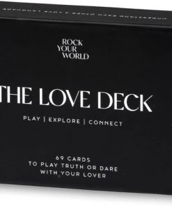 The Love Deck - Rock Your World - Relatietherapie In Speelse Vorm - 69 Truth Or Dare Kaarten - Leer Je Partner Beter Kennen