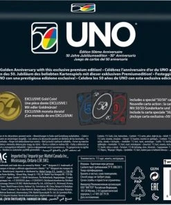 Mattel Games UNO 50th Premium -Spellen Kast 550x428 2