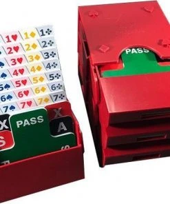 Speelkaartenshop Set Van 4 "Super" Biedboxen + Bridge Speelkaarten + Bridge Scoreblok -Spellen Kast 550x456 7