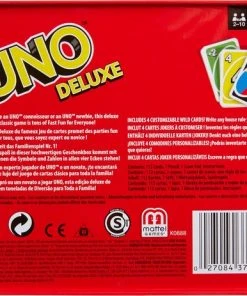 UNO Deluxe - Mattel Games - Kaartspel -Spellen Kast 550x463 2