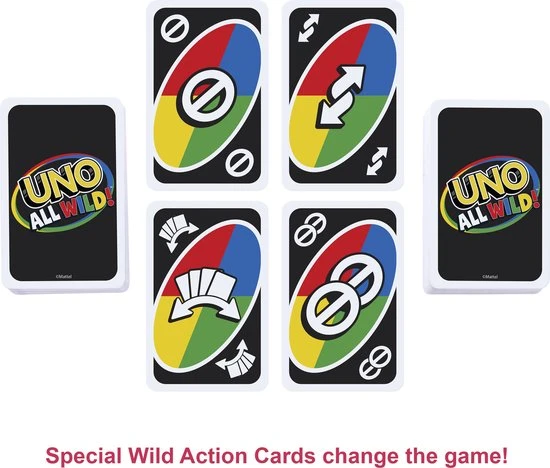 UNO All Wild - Mattel Games - Kaartspel 14 UNO All Wild - Mattel Games - Kaartspel - Afbeelding 12