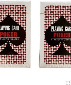 ESTARK Luxe Speelkaarten - 2 Sets - Plastic Coating - Poker Kaarten - Kaartspel - Spelkaarten - Spel Kaart - 2 X 56 - Gezelschapsspel - Spelen - Playing Cards - Cijfer In Alle 4 De Hoeken - 2 STUKS -Spellen Kast 550x470 7