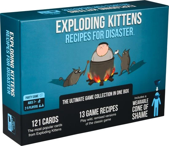 Exploding Kittens Recipes For Disaster - Kaartspel (Engelstalig) 3 Exploding Kittens Recipes For Disaster - Kaartspel (Engelstalig)